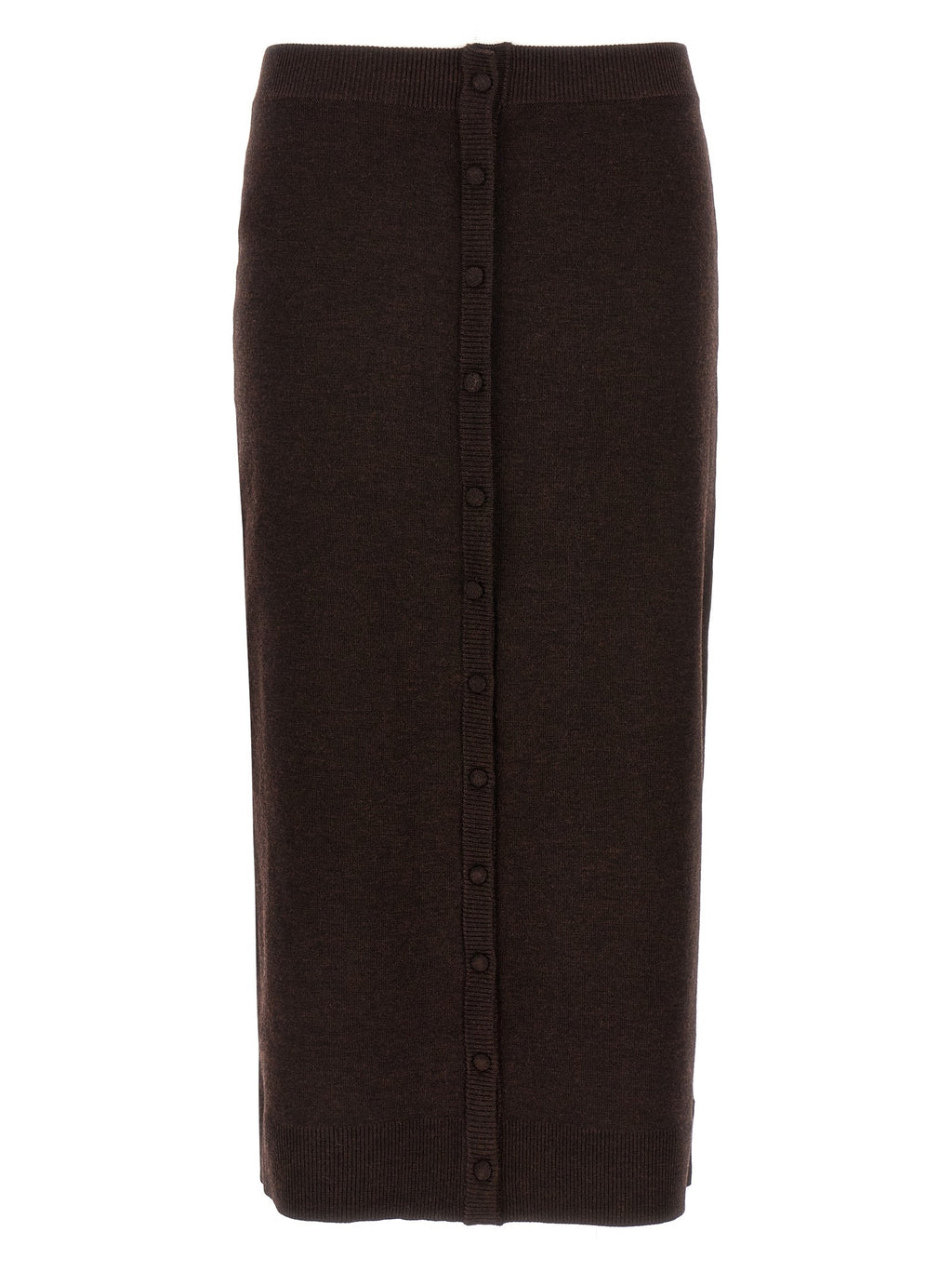 'bottoni' midi skirt