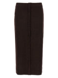 'bottoni' midi skirt