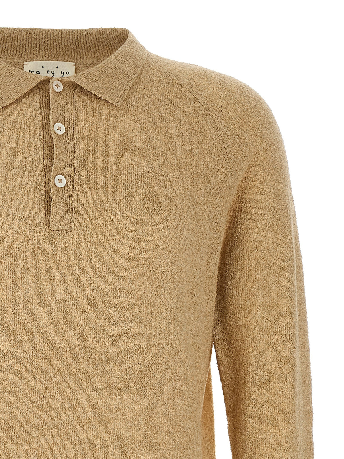 Bouclé cotton polo shirt 3