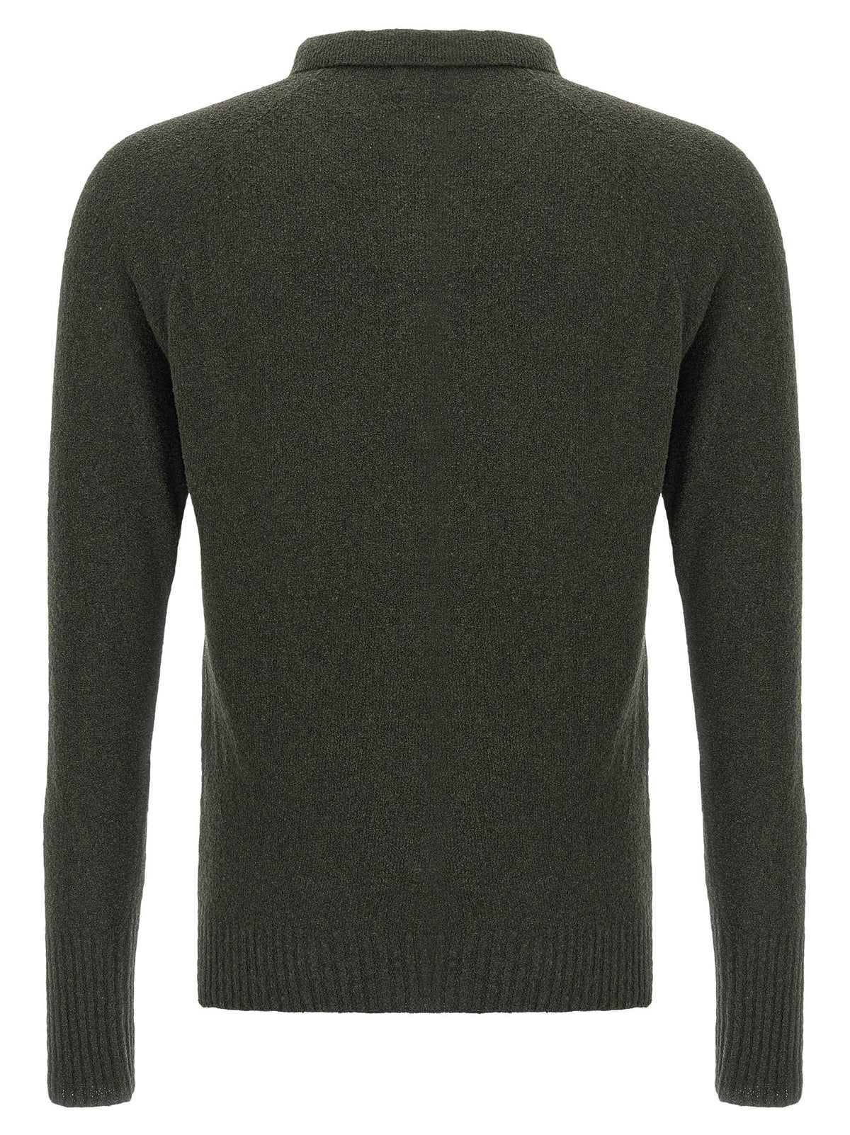 Bouclé cotton polo shirt 2