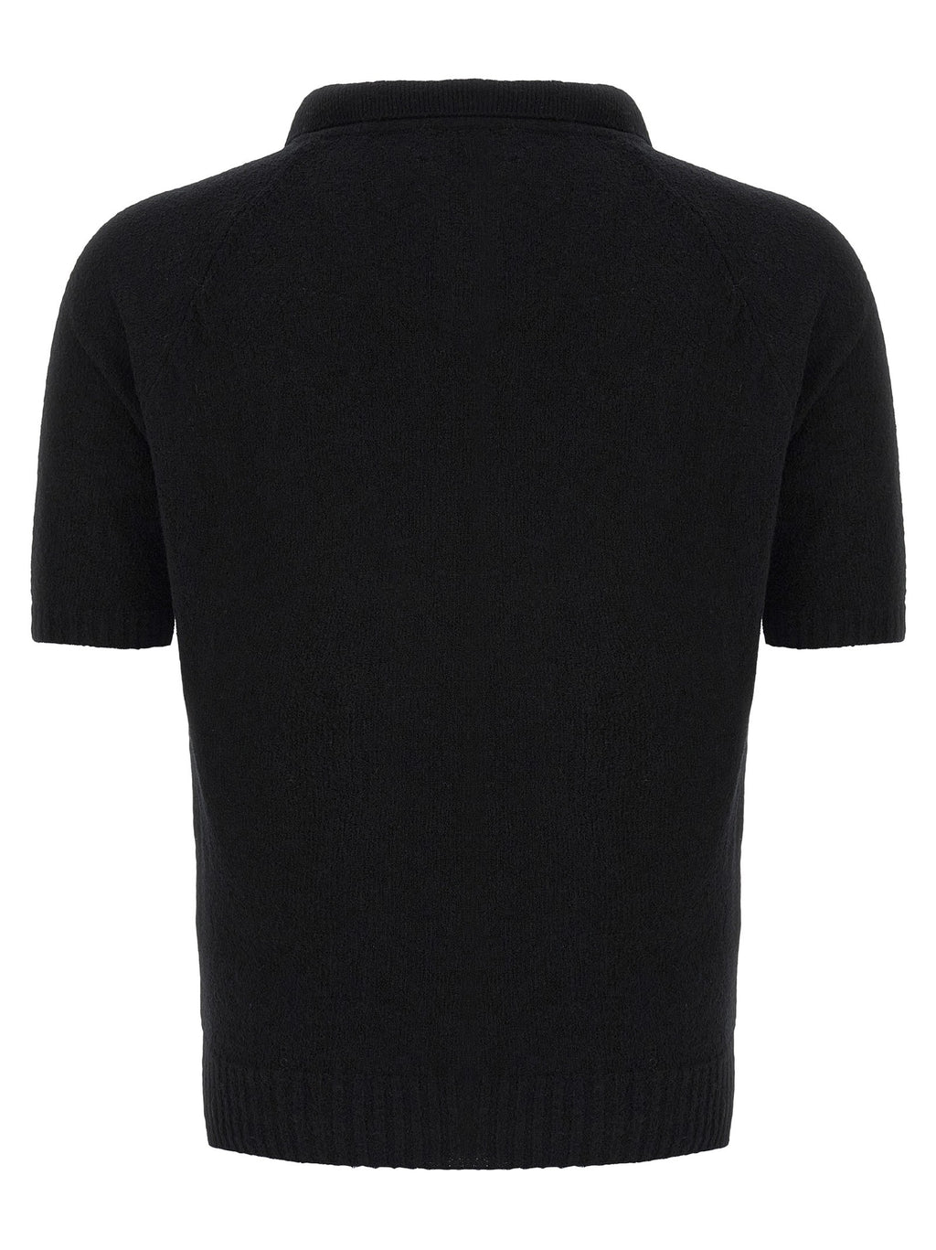 Bouclé cotton polo shirt 2