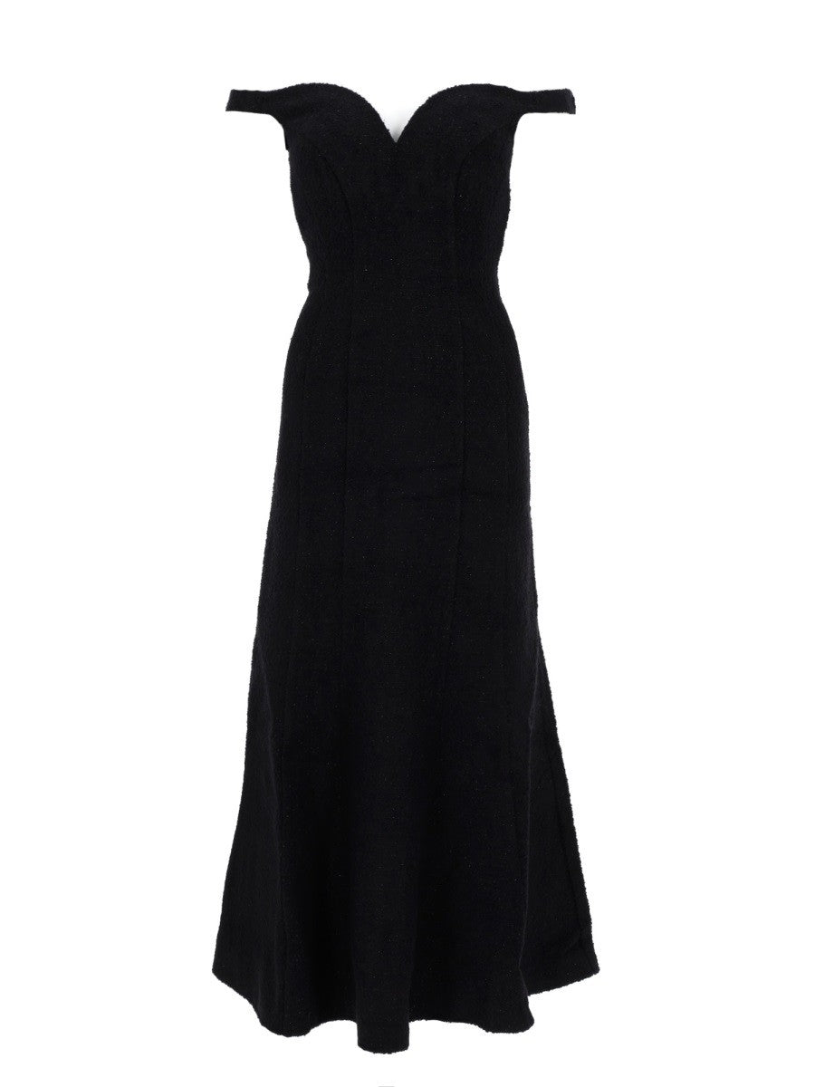 BOUCLE MIDI DRESS