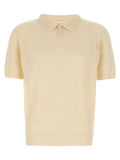 Bouclé polo shirt