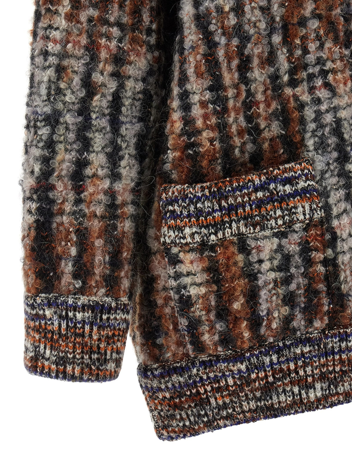 Bouclé wool cardigan 4