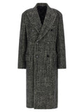 Bouclé wool coat
