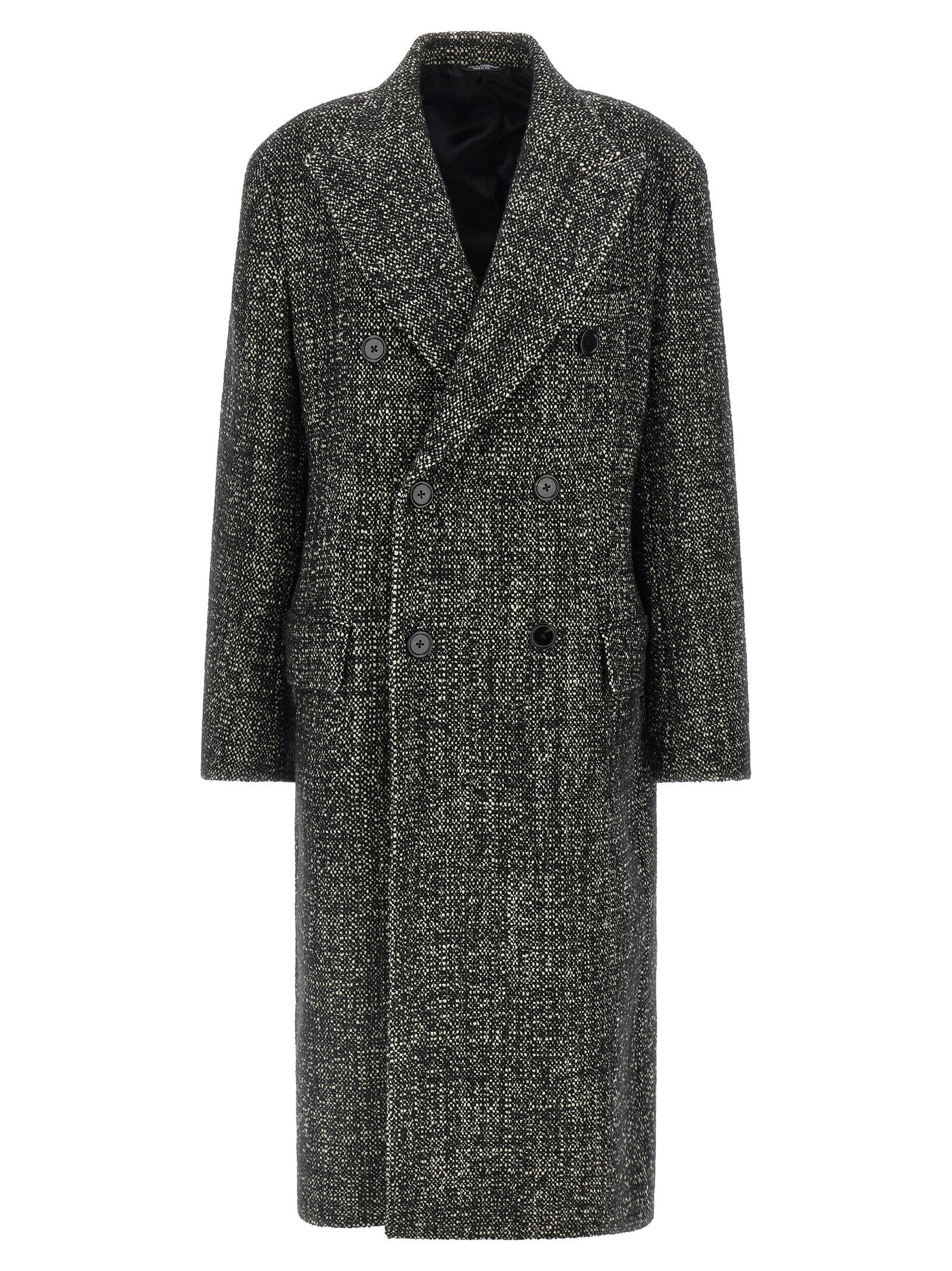 Bouclé wool coat