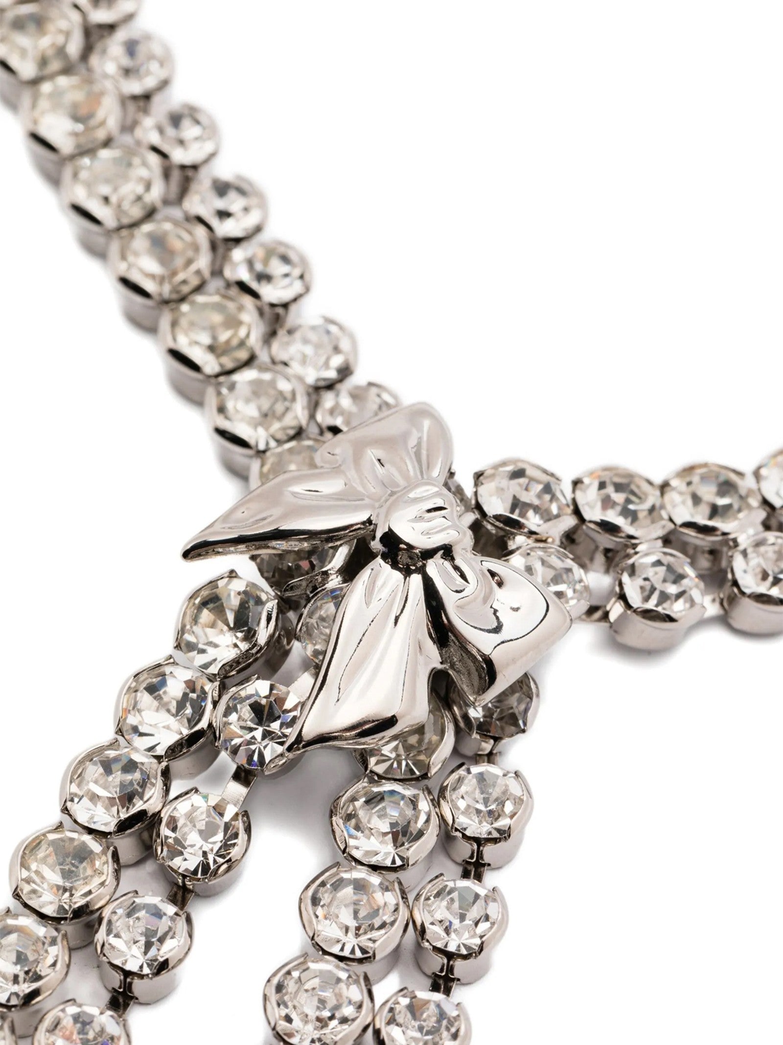 Bow crystals necklace 2