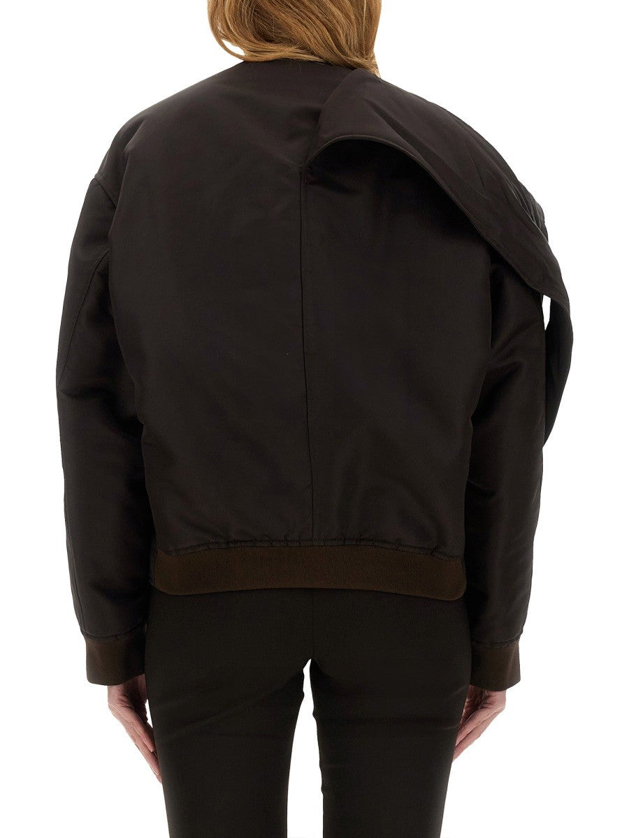 BOW NECK BOMBER JACKET 3