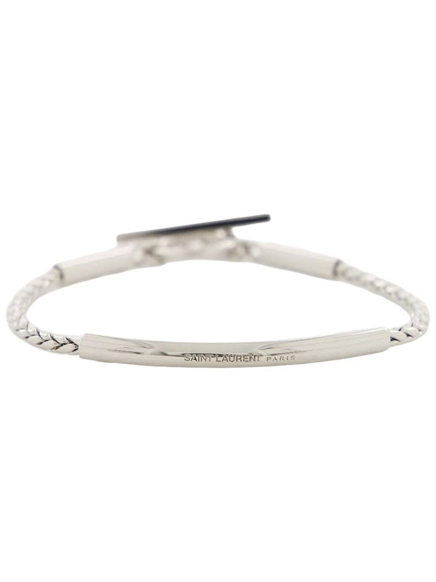 BRACCIALE CON CATENA A SPIGA E TUBO 3