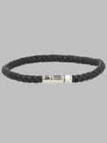 BRACCIALE IN PELLE INTRECCIATA