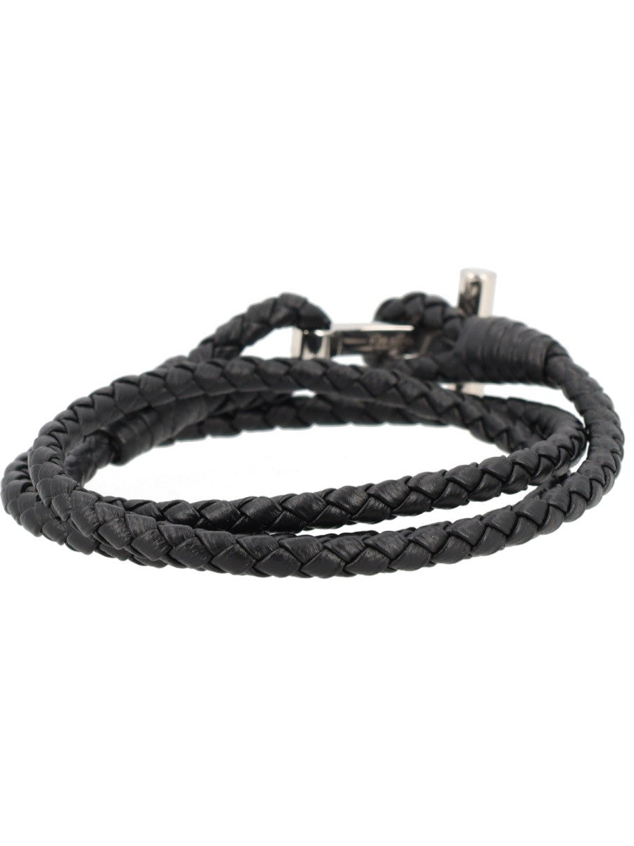 BRACCIALE IN PELLE INTRECCIATA 2