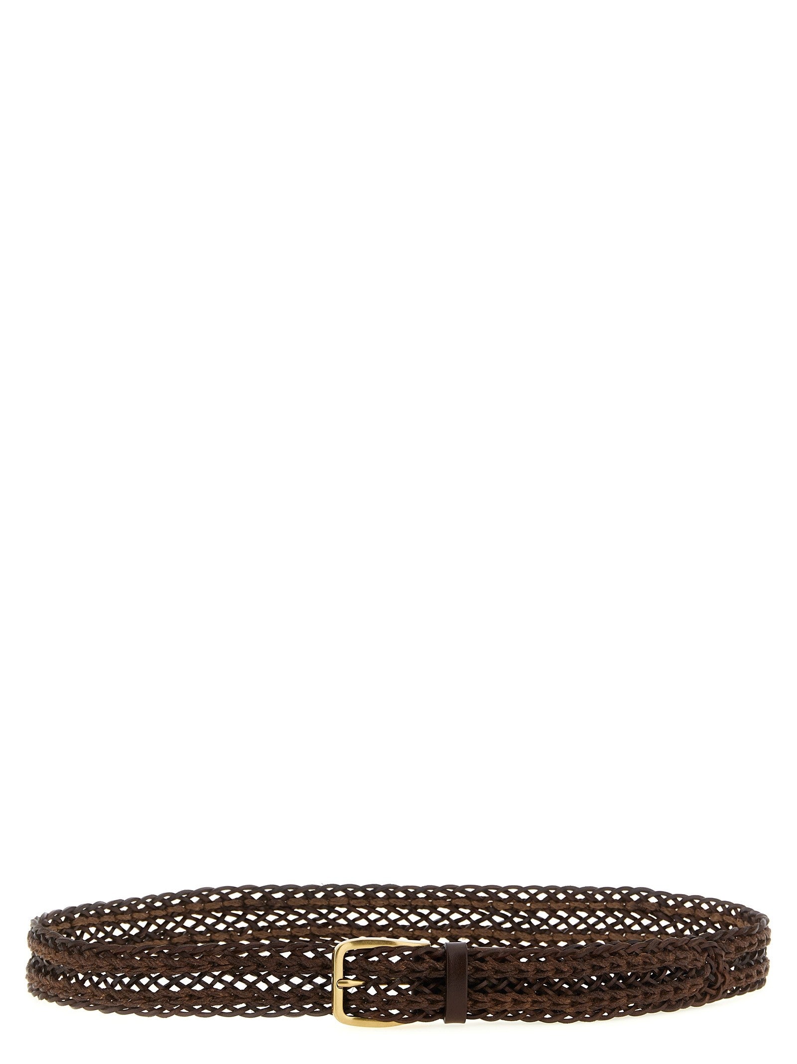 Braided calf belt
