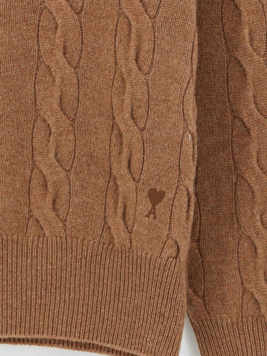 Braided knit wool sweater 3