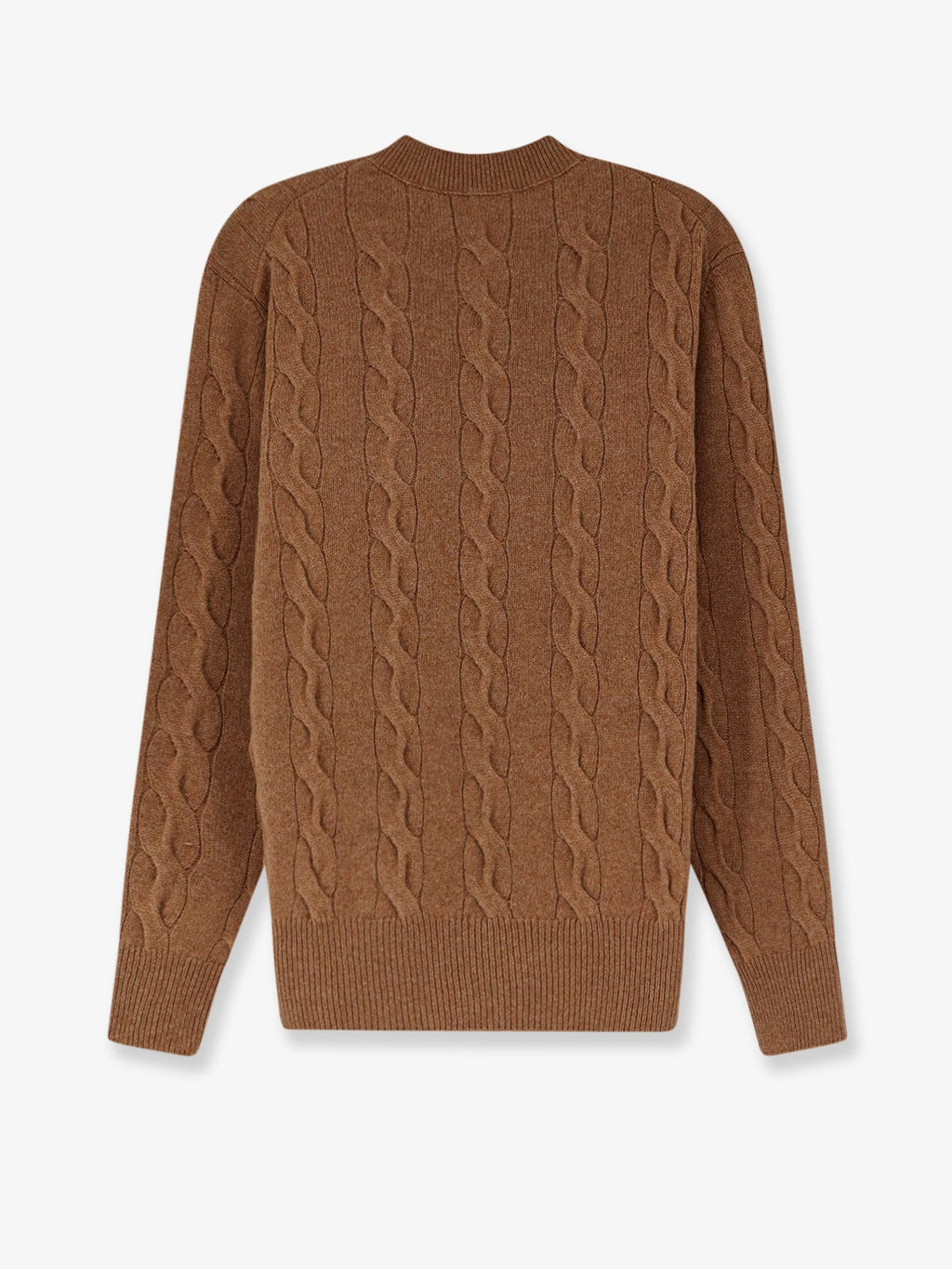 Braided knit wool sweater 2