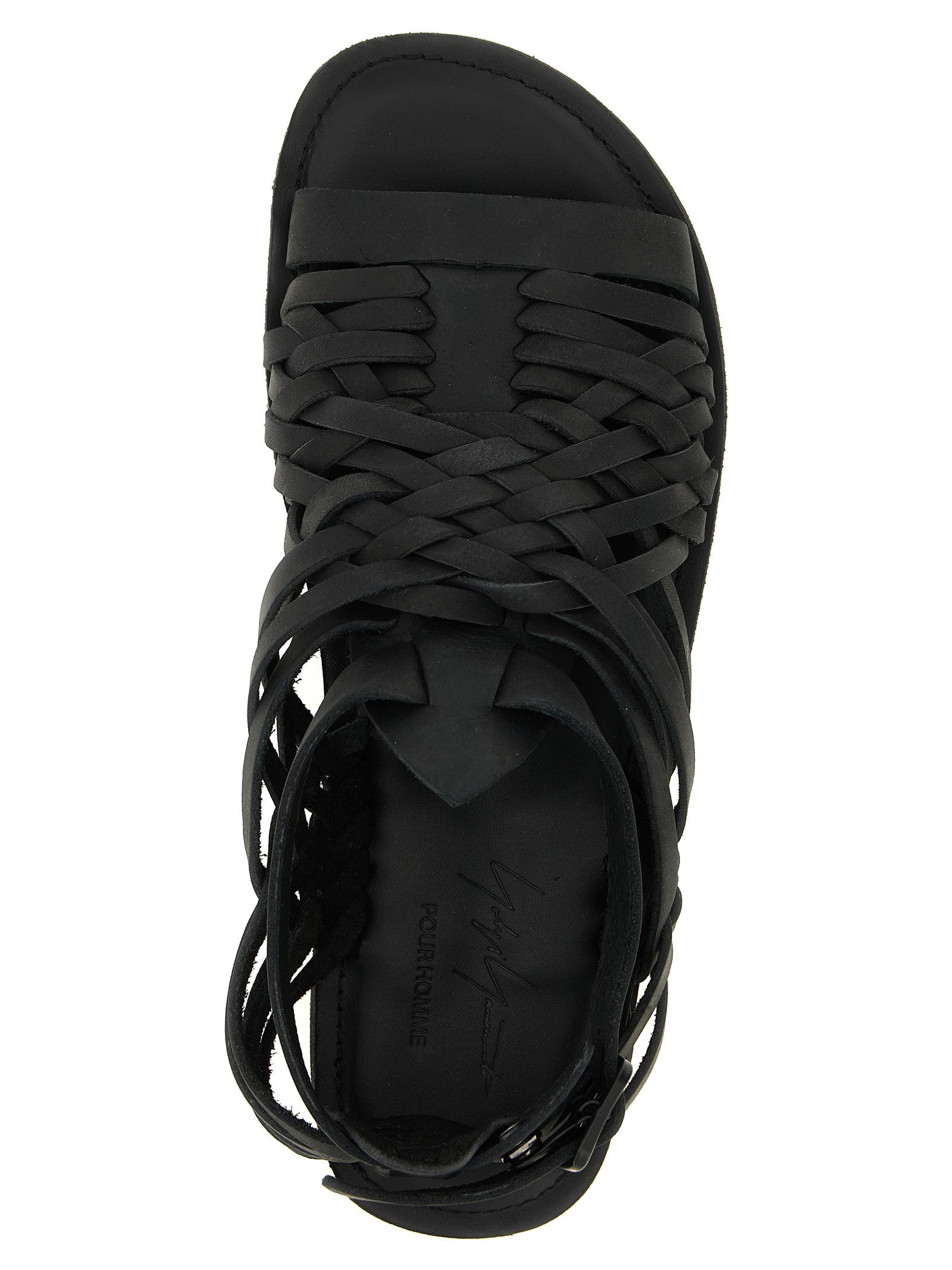 Braided leather sandals 4