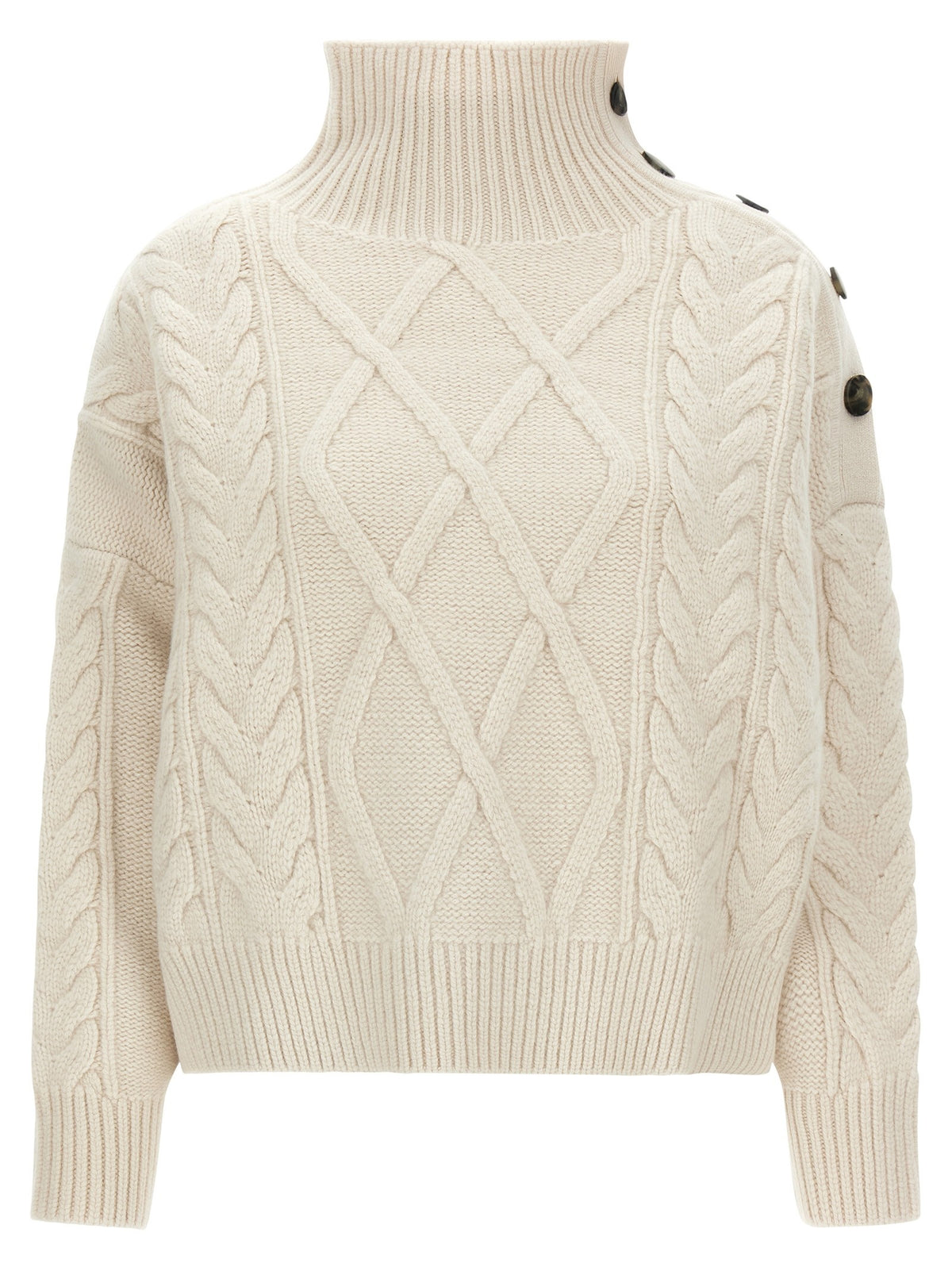 Braided sweater