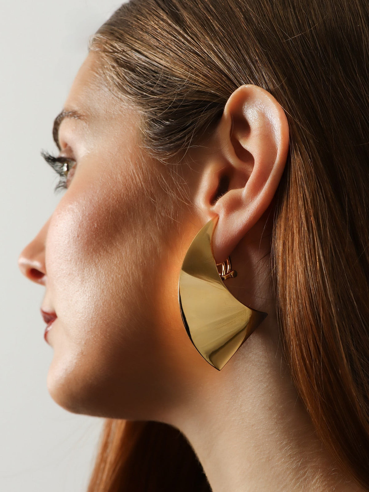 Brass earrings 2