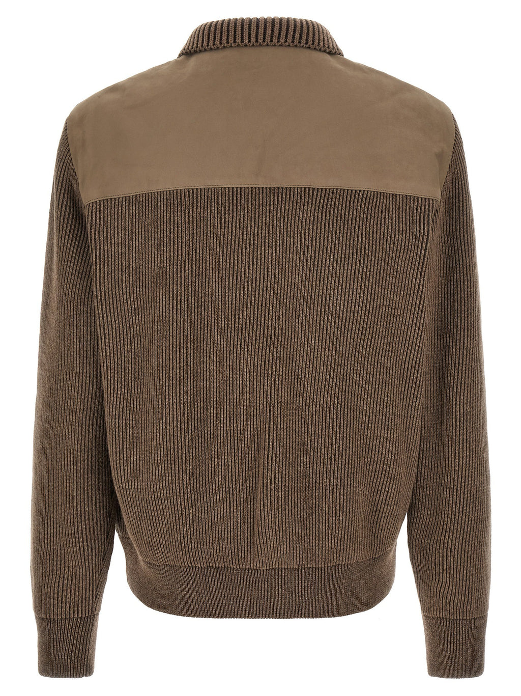 Brown hybrid jacket 2