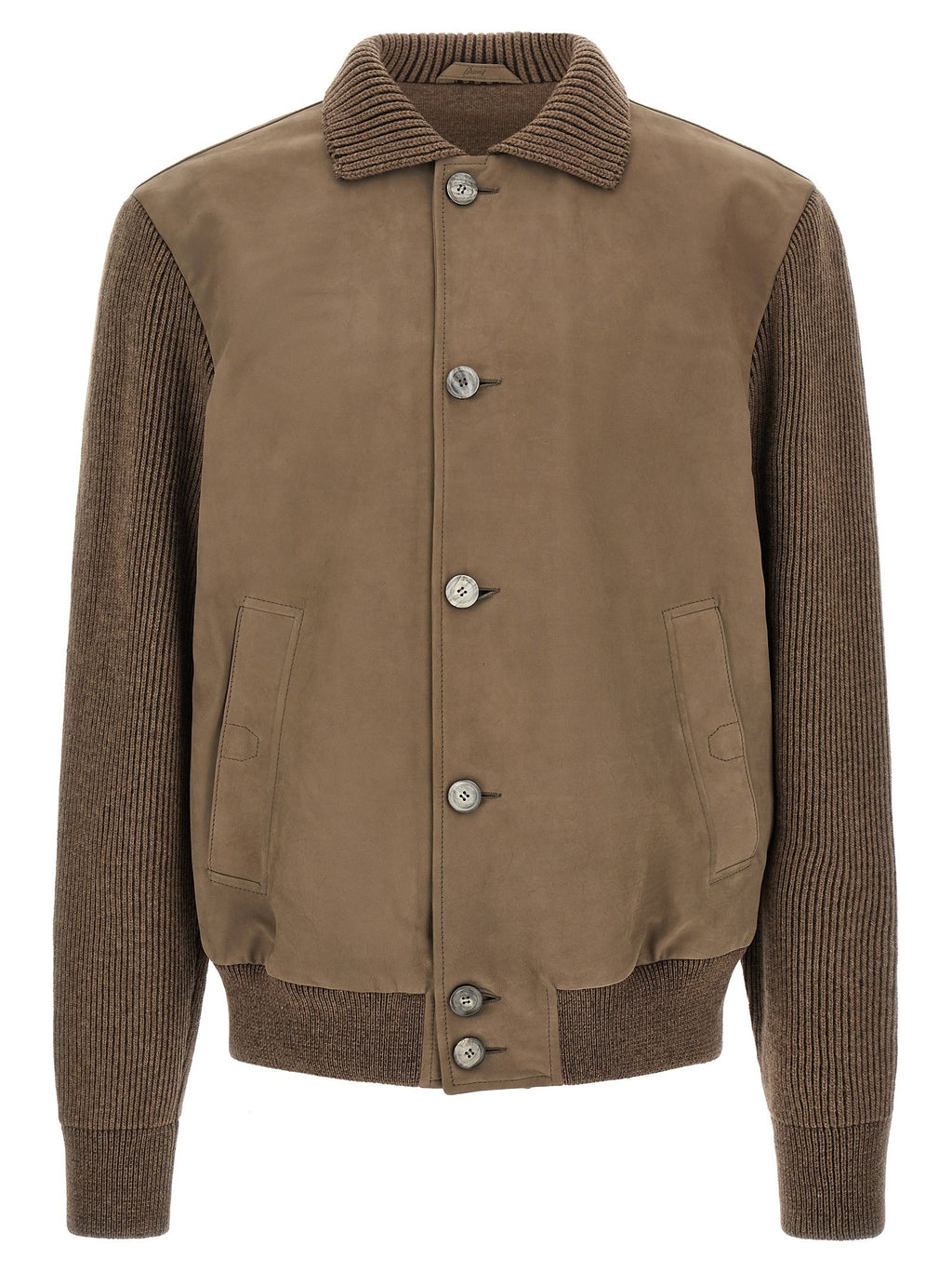 Brown hybrid jacket