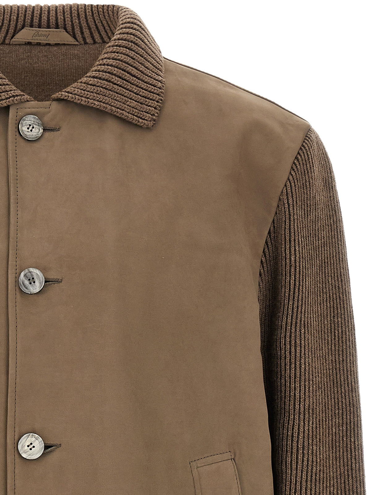 Brown hybrid jacket 3