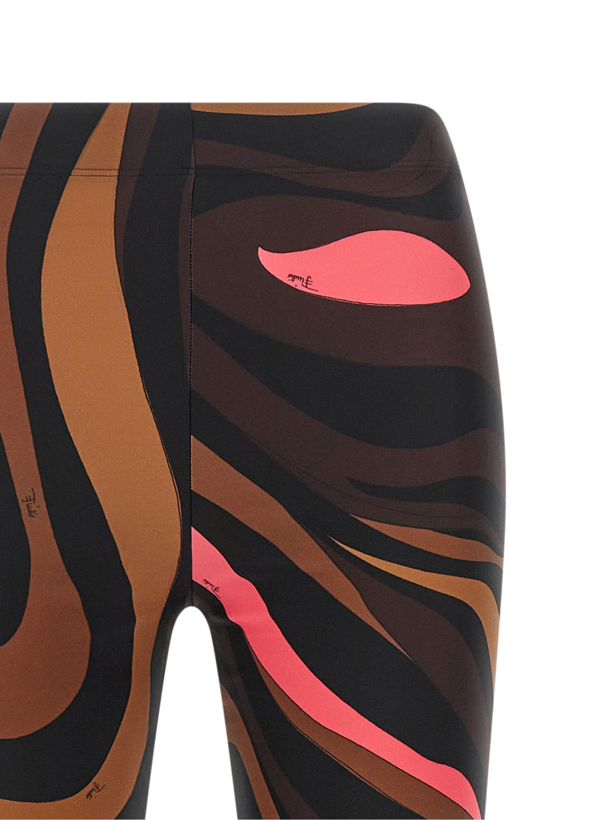 Brown 'Marmo' leggings 3