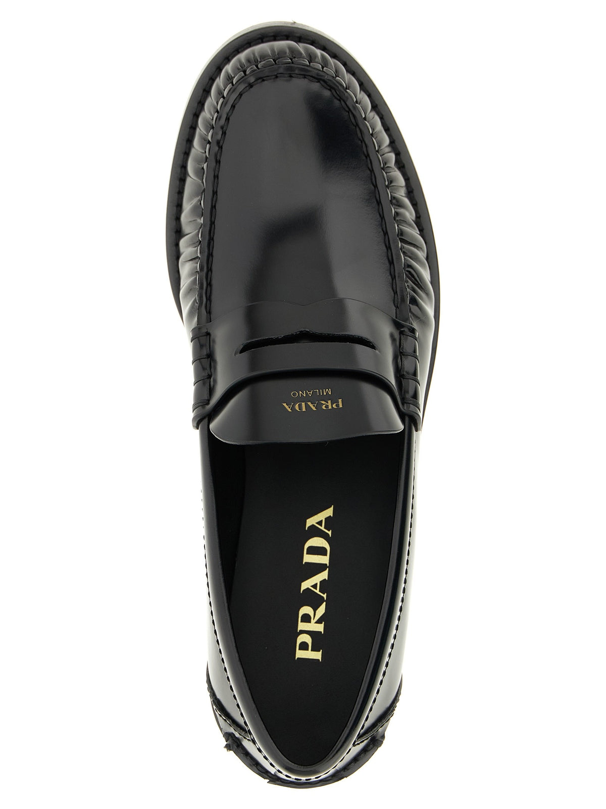 Brushed leather loafers 4