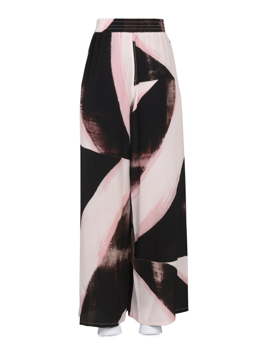 BRUSHSTROKE GRAPHIC PANTS 4