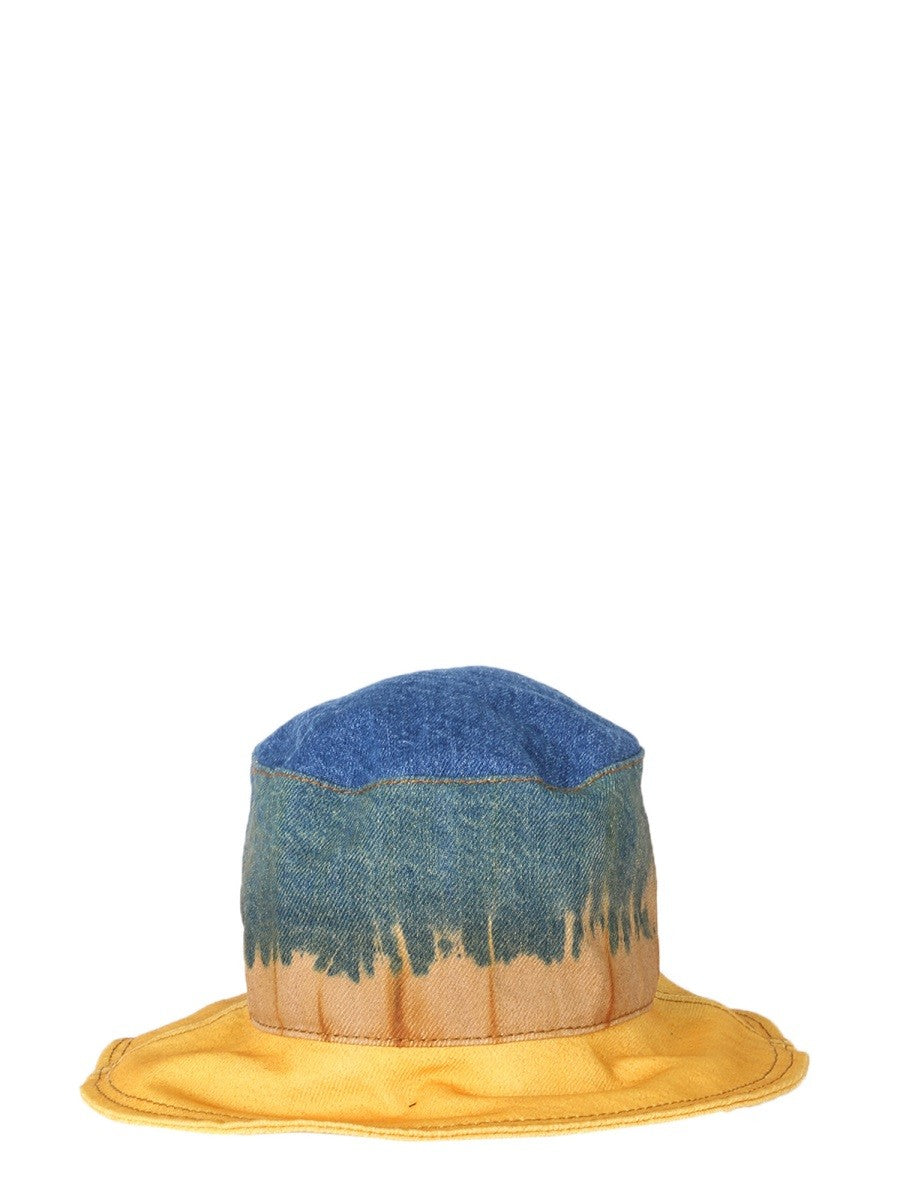 BUCKET HAT WITH TIE DYE PRINT 2