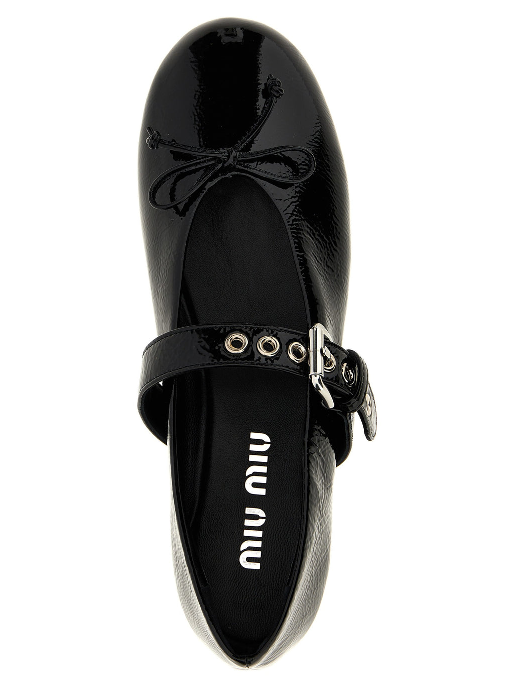 Buckle and bow ballet flats 4