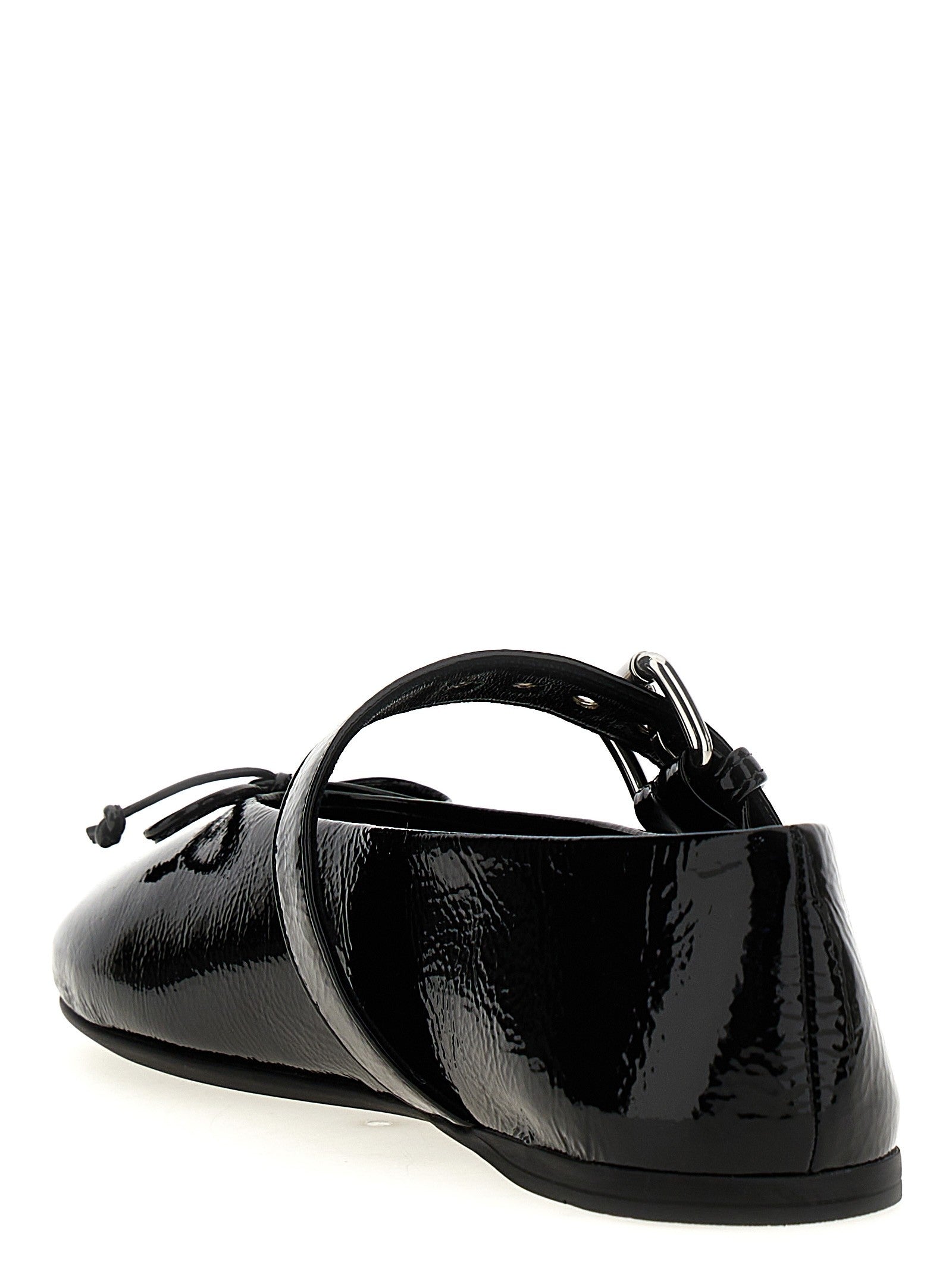 Buckle and bow ballet flats 3
