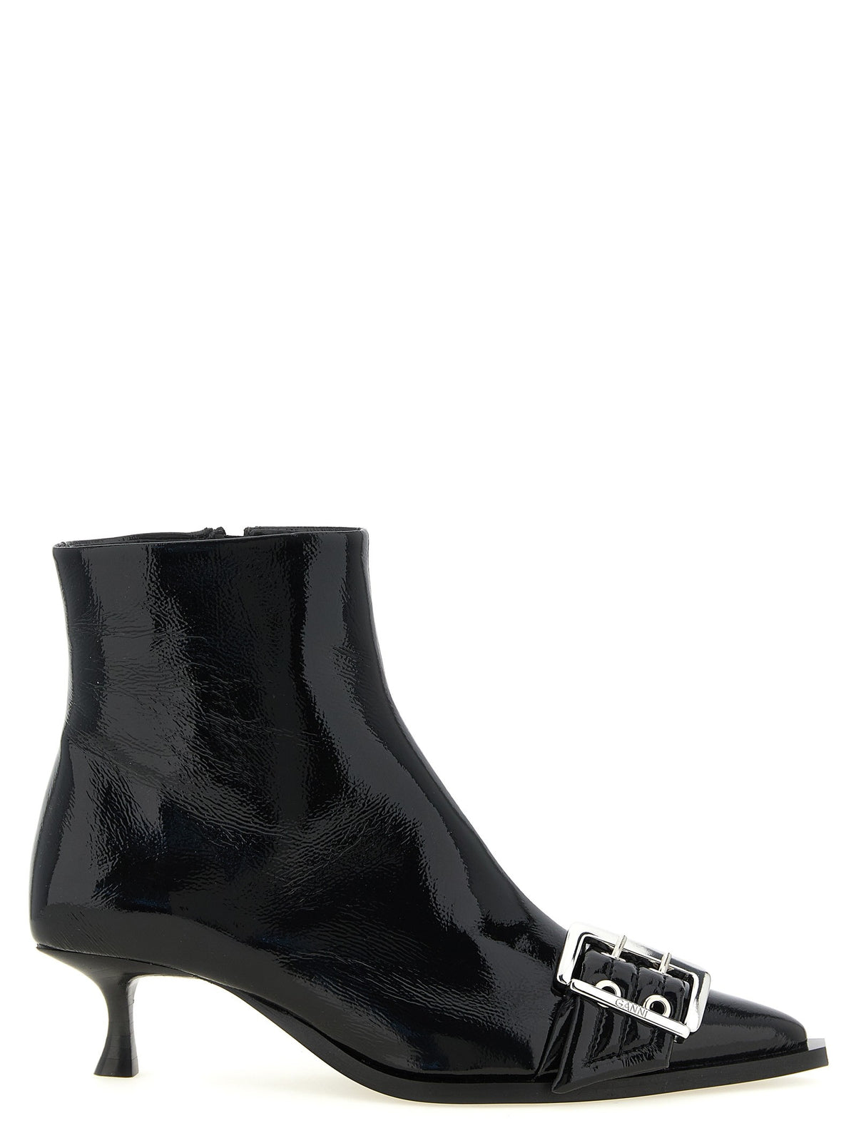 'Buckle' ankle boots