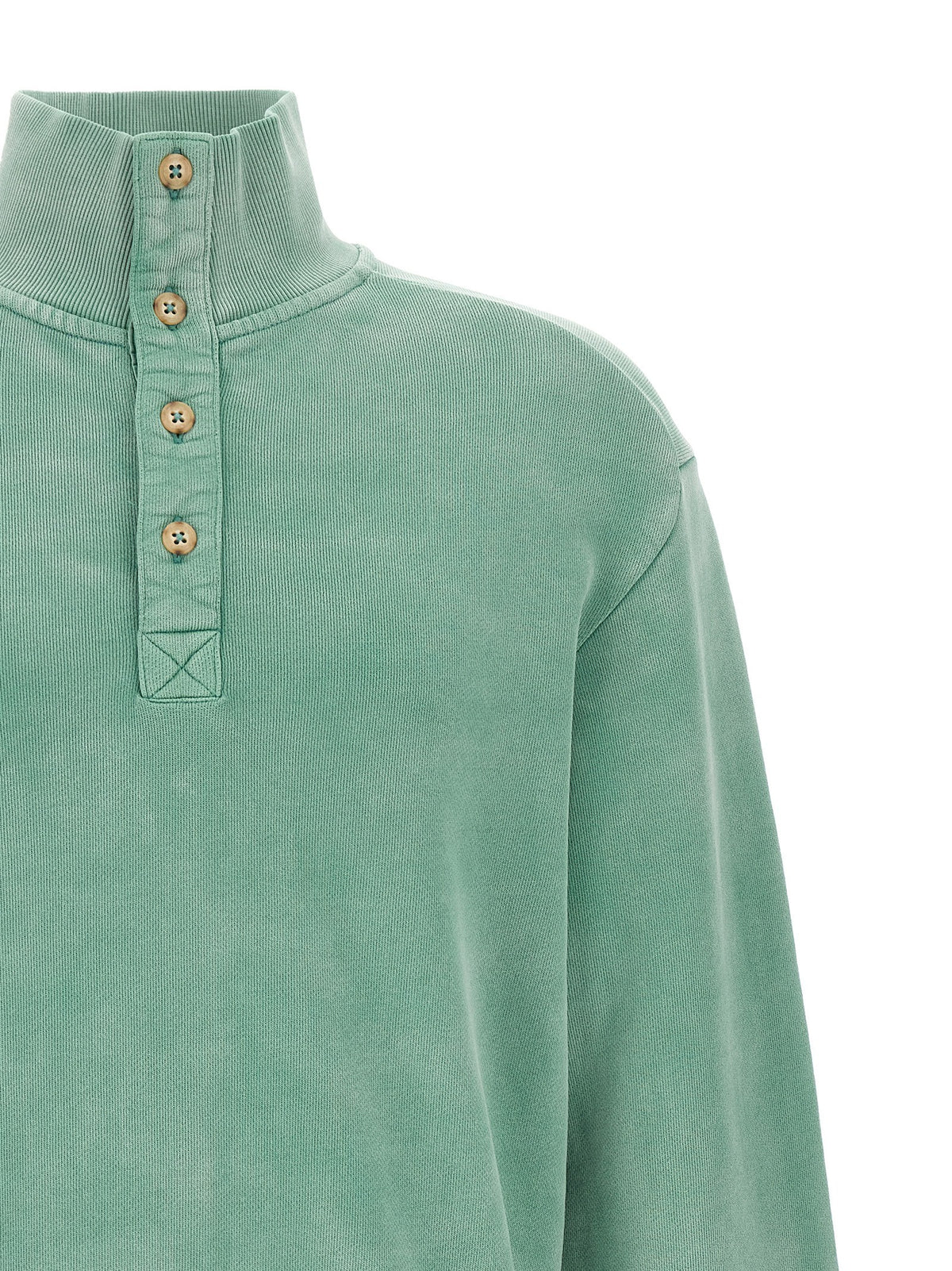 Buttoned turtleneck sweatshirt 3