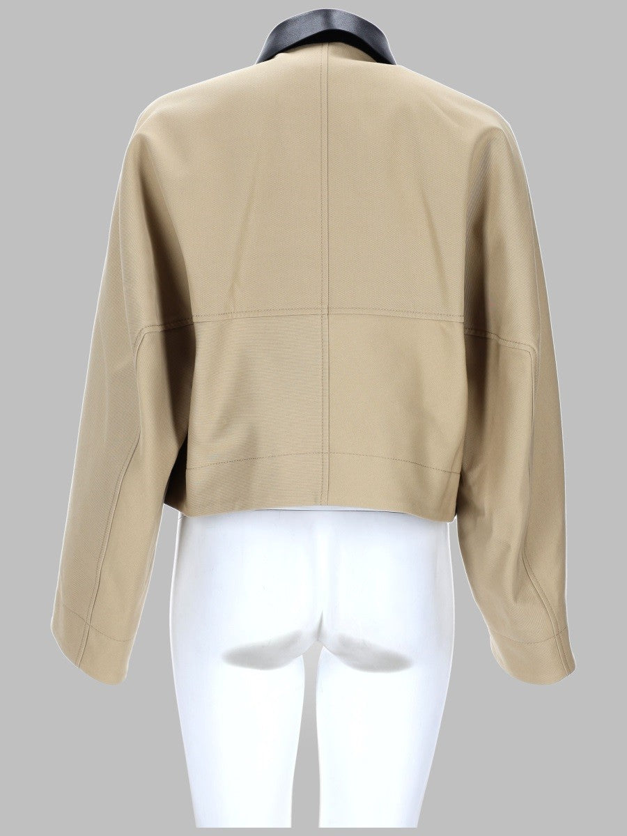 CABAN CROPPED IN COTONE E LANA 2