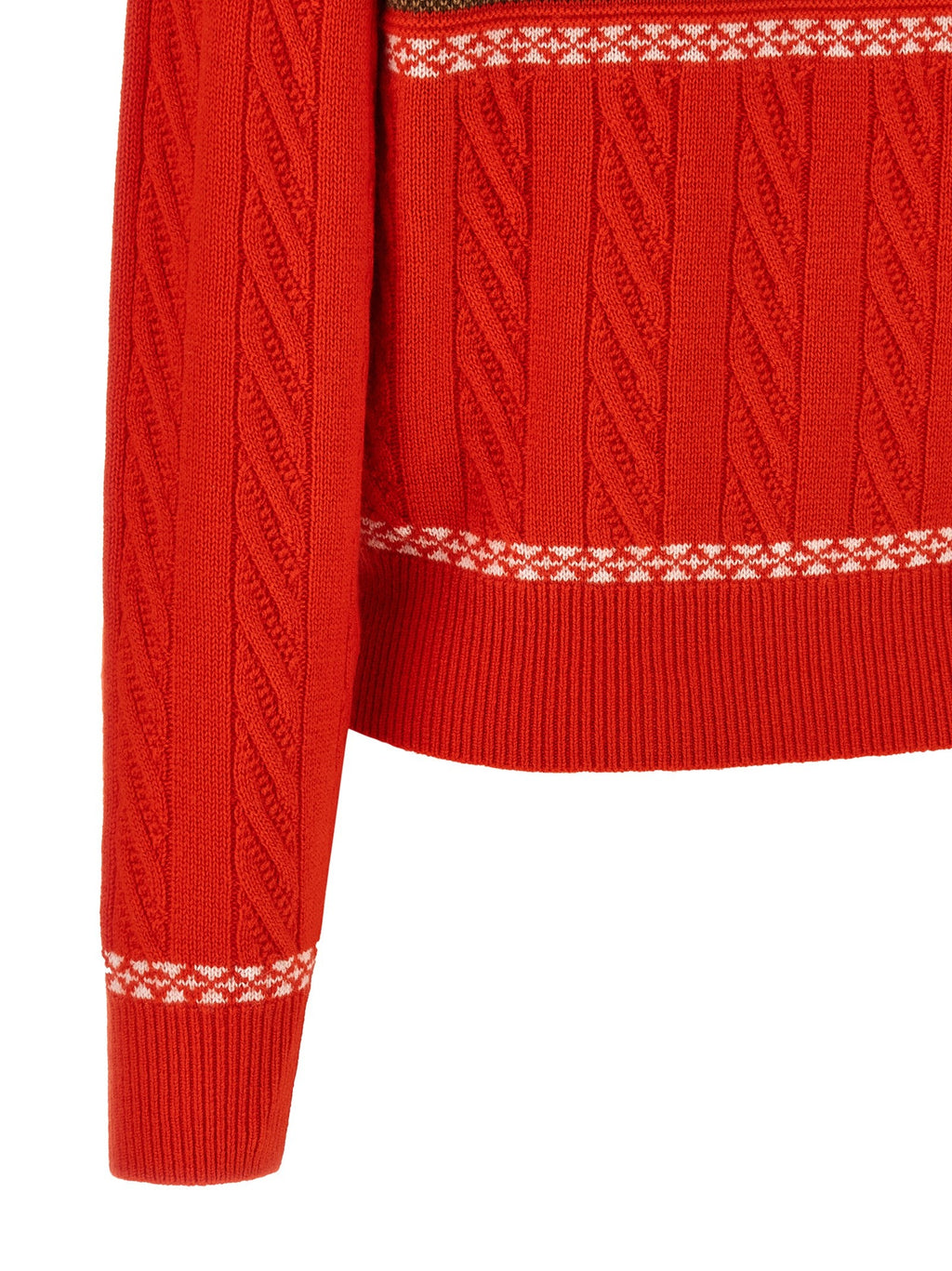 'Cable Collegiate Polo' sweater 4