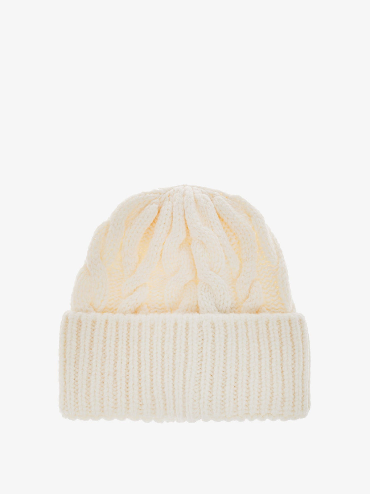 Cable-knit wool-blend hat 2