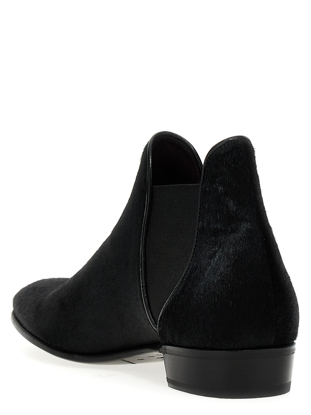 Calf hair ankle boots 2