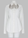 CAMICIA CON COLLETTO GIOIELLO