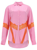 CAMICIA CON INSERTI IN PIZZO