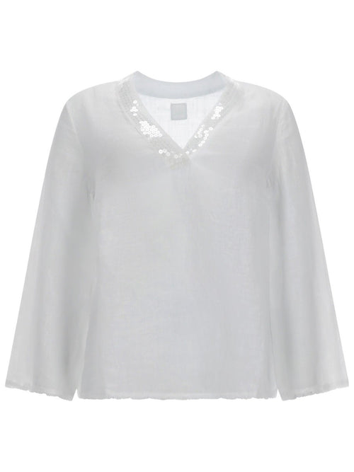 CAMICIA CON SCOLLO A V
