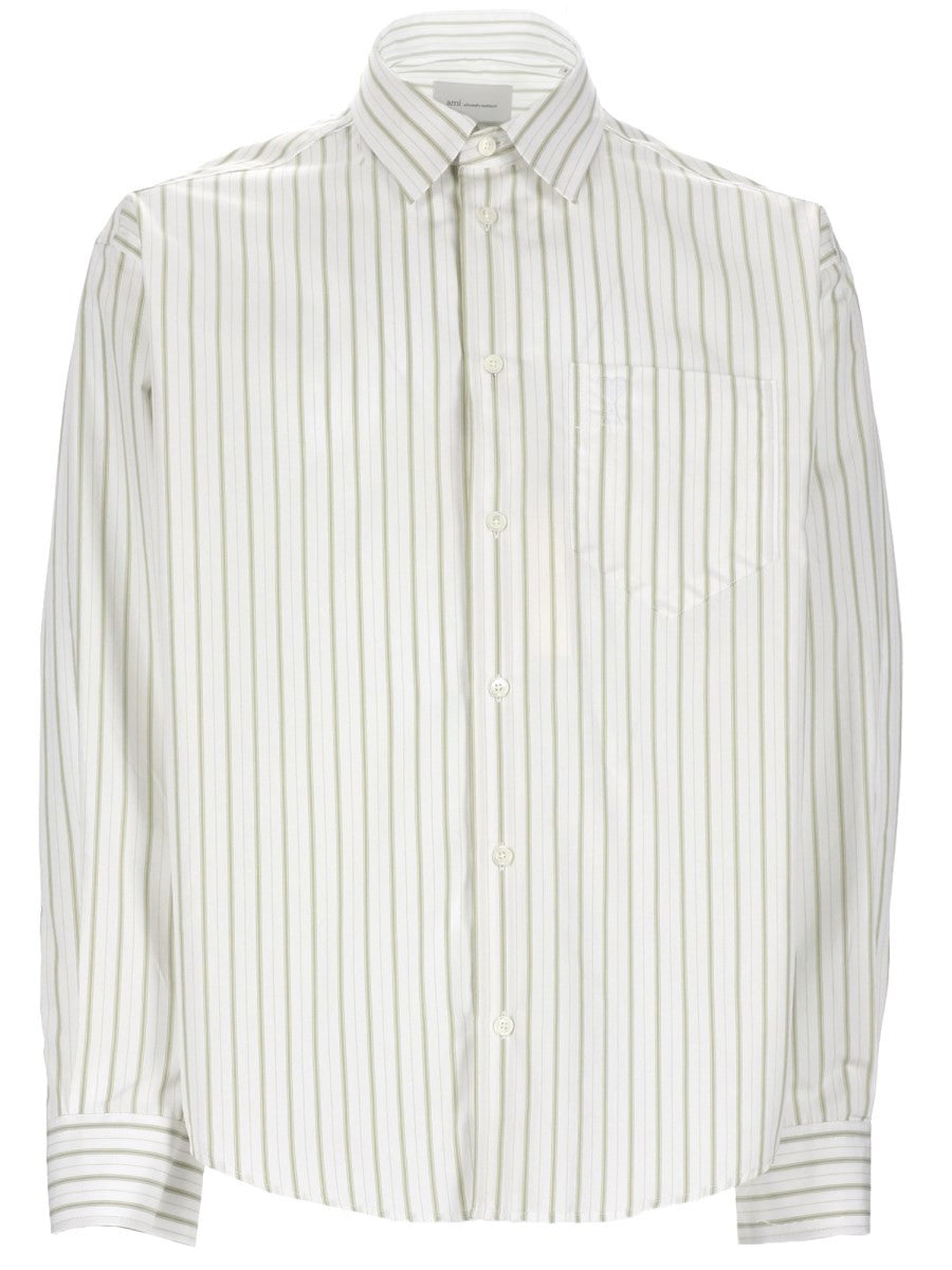CAMICIA IN COTONE A RIGHE