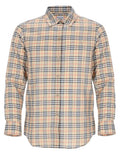 Camicia in Cotone Check con Vestibilità Classica