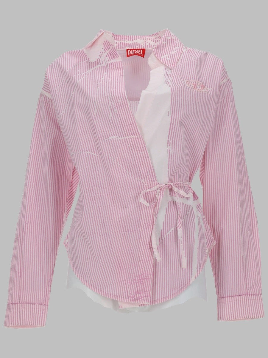 CAMICIA IN POPELINE AVVOLGENTE