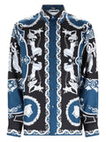 CAMICIA IN SETA STAMPATA