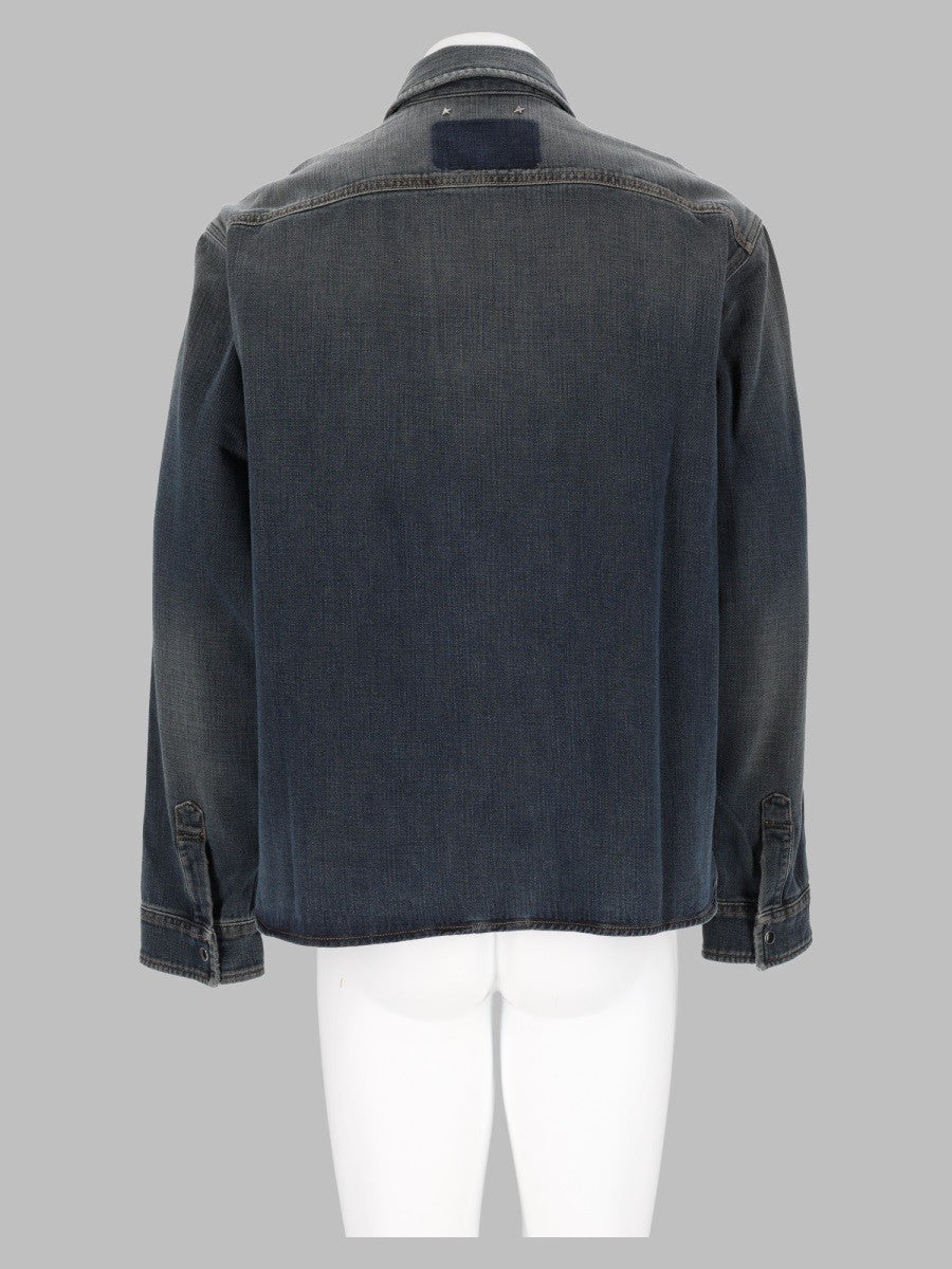 Camicia Slim Fit In Denim Di Cotone 2