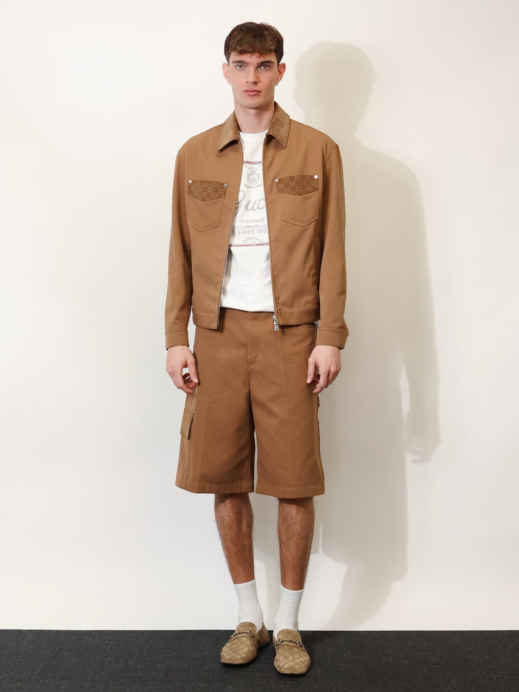 Canvas Jacket with GG details 2