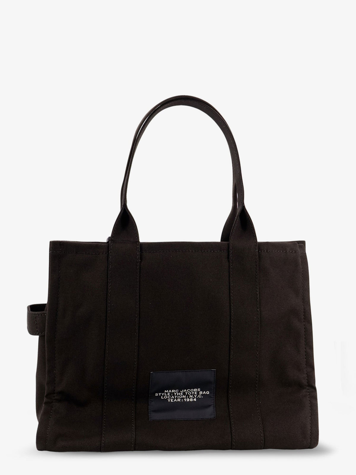 Canvas shopping bag with frontal logo 2