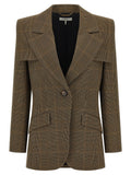 Cape detail blazer