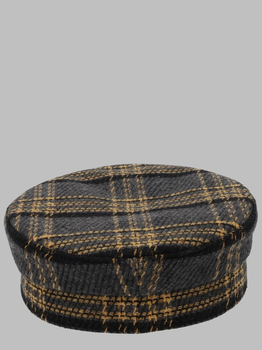Cappello Baker Boy con Motivo Check 2