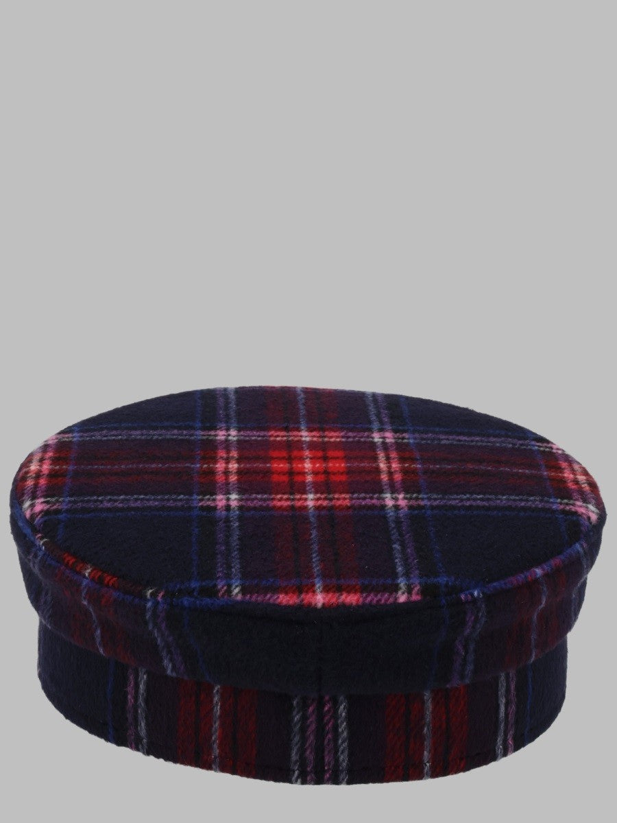 Cappello Baker Boy con Motivo Check 2