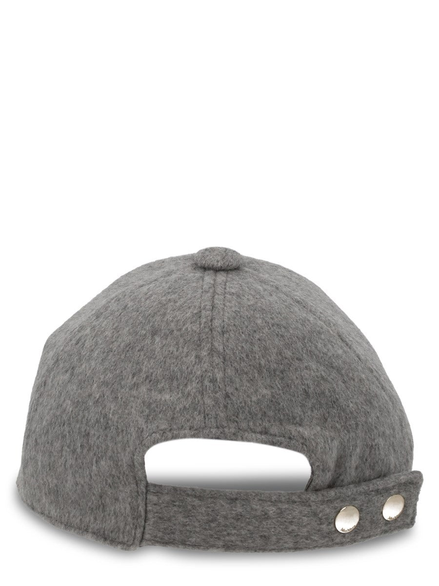 CAPPELLO DA BASEBALL IN CASHMERE CON LOGO 2